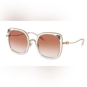 COACH HC7101B-933113-53 Rose Gold Trans Pink Grad 53 mm Women\'s Sunglasses NEW COACH HC7101B 933113 Square Rose Gold Trans Pink Grad 53 mm  main image 2